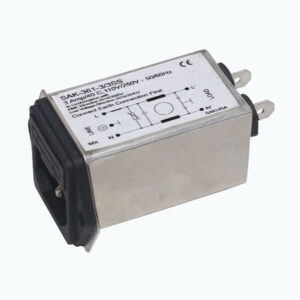 Power Line Filter With IEC 320 C 14 PLUG & FUSE SAK-361